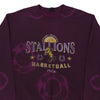 Pre-Loved burgundy Stallions Urban Outfitters Sweatshirt - mens xx-large