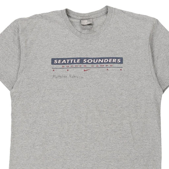 Vintage grey Seattle Sounders Nike T-Shirt - mens small