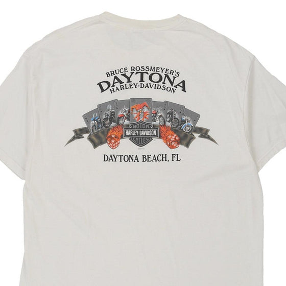 Vintage white Harley Davidson T-Shirt - mens large