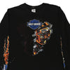 Vintage black Daytona Beach Harley Davidson Long Sleeve T-Shirt - mens xx-large