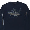 Vintage navy Michigan Harley Davidson Long Sleeve T-Shirt - mens xx-large