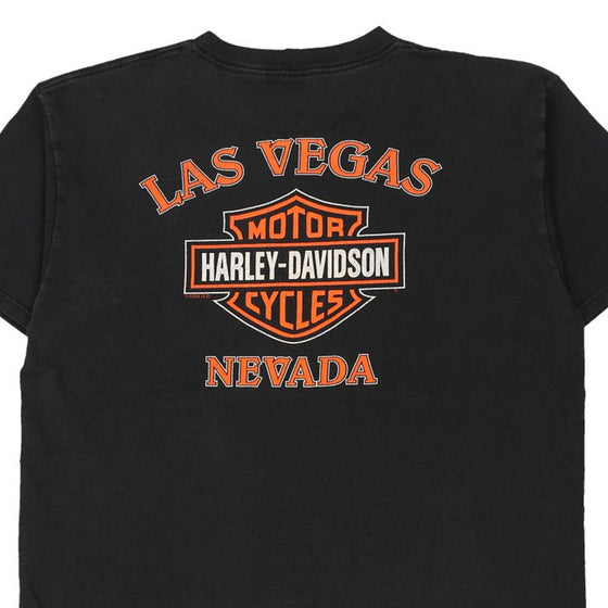 Vintage black Las Vegas Nevada Harley Davidson T-Shirt - mens x-large