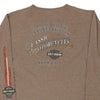 Vintage grey Avon OH Harley Davidson Long Sleeve T-Shirt - mens large