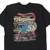 Vintage black Daytona Beach Harley Davidson T-Shirt - mens large