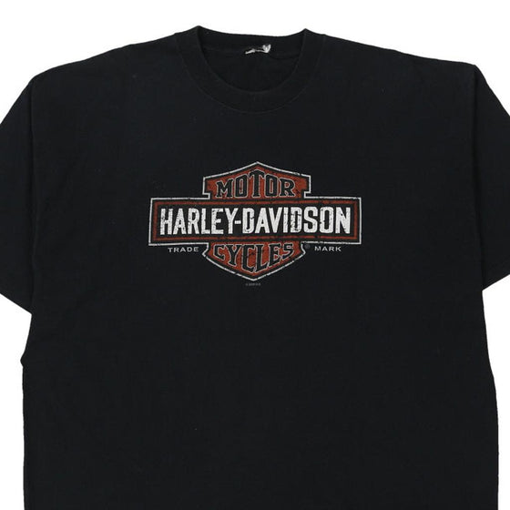 Vintage black Toledo Ohio Harley Davidson T-Shirt - mens xxx-large