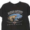 Vintage black Australia Harley Davidson T-Shirt - mens small