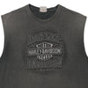 Vintage grey Harley Davidson Vest - mens large