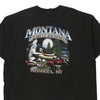 Vintage black Missoula MT Harley Davidson T-Shirt - mens xx-large