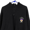 Vintage black Howes Greenhouse Fruit Of The Loom Zip Up - mens x-large