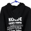 Vintage black Kolde Concrete Pumping Fruit Of The Loom Hoodie - mens xx-large