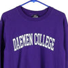 Vintage purple Daemen College Mv Sport Sweatshirt - mens small