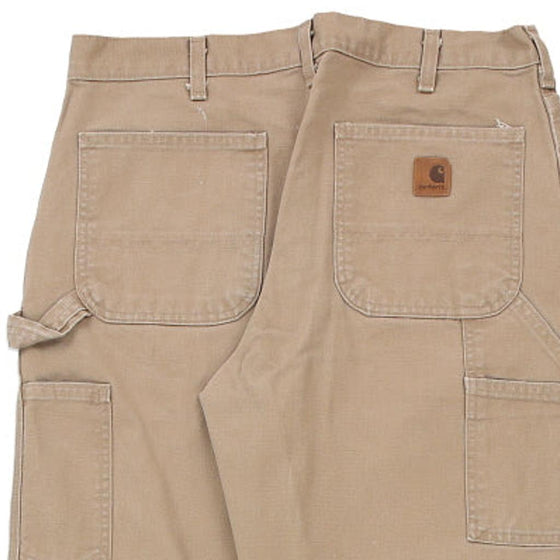 Vintage beige Carhartt Carpenter Trousers - mens 34" waist