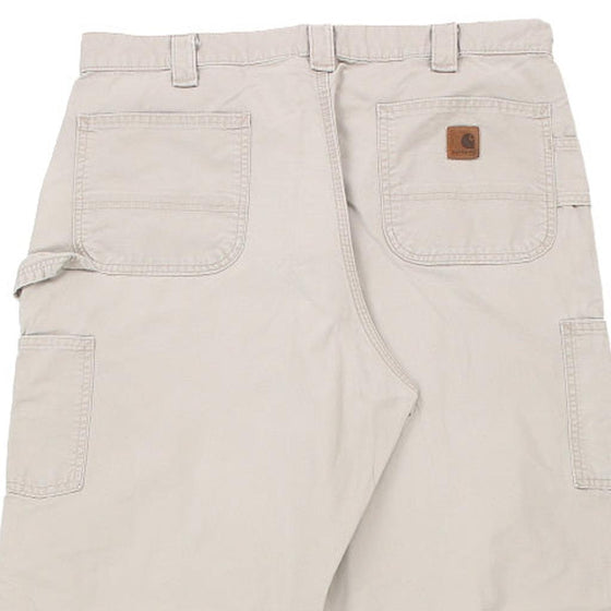 Vintage beige Carhartt Carpenter Trousers - mens 40" waist