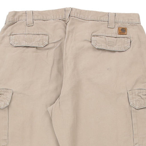 Vintage beige Carhartt Cargo Trousers - mens 40" waist