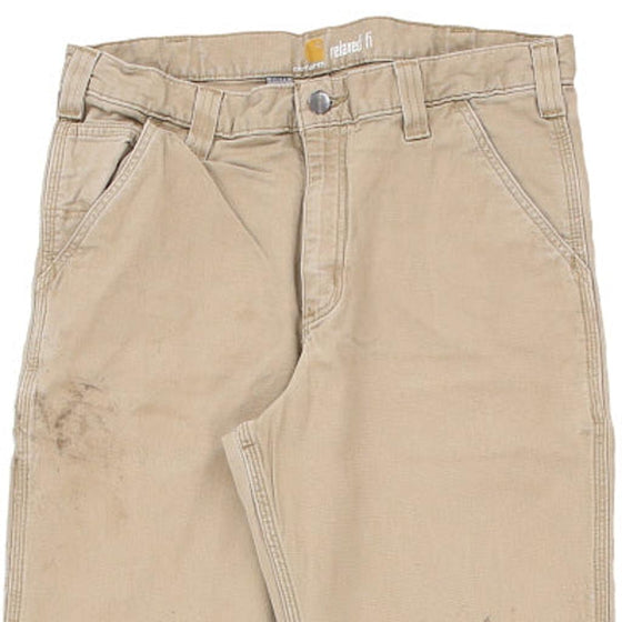 Vintage beige Carhartt Cargo Trousers - mens 33" waist