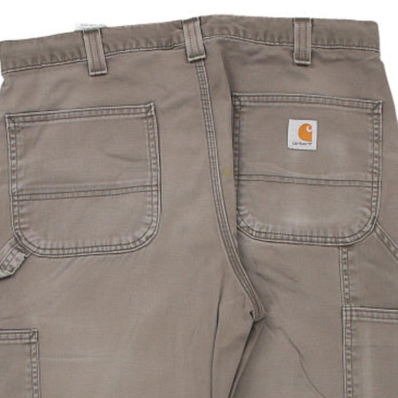 Vintage grey Carhartt Cargo Trousers - mens 34" waist