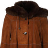 Vintage brown Unbranded Sheepskin Jacket - womens x-large