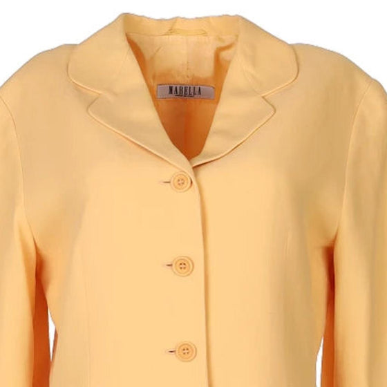 Vintage yellow Marella Full Suit - womens small