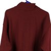 Vintage burgundy Champion 1/4 Zip - mens x-large