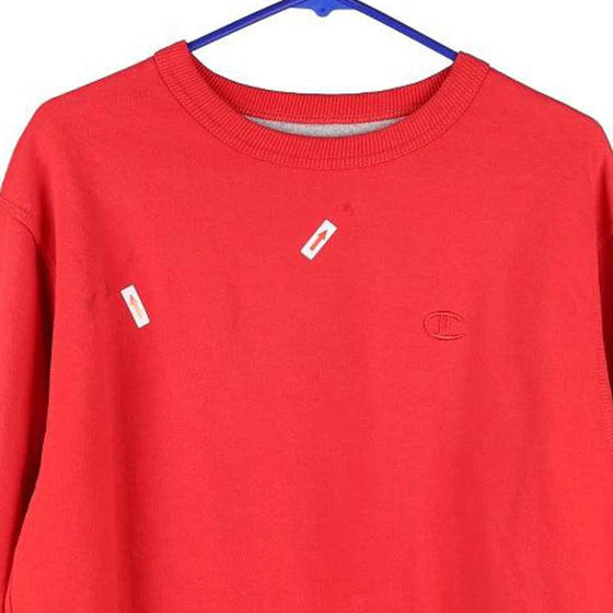 Vintage red Champion Sweatshirt - mens medium