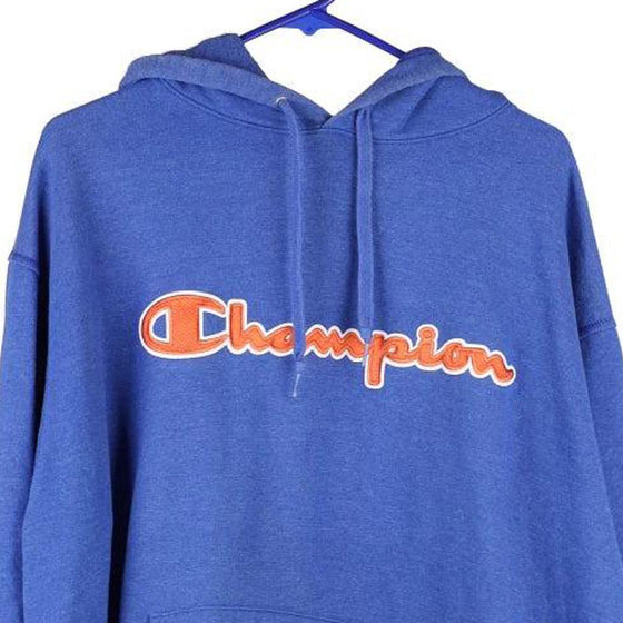 Vintage blue Champion Hoodie - mens x-large