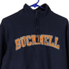 Vintage navy Bucknell University Champion 1/4 Zip - mens medium