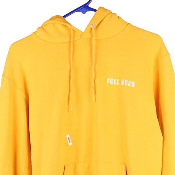 Vintage yellow Champion Hoodie - mens small