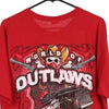 Vintage red World of Outlaws Jerzees T-Shirt - mens large