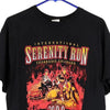 Vintage black Serentiy Run 2009 Gildan T-Shirt - mens medium