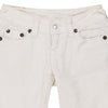 Vintage white True Religion Denim Shorts - womens 22" waist