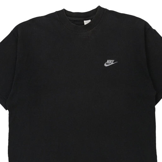 Vintage black Nike T-Shirt - mens medium