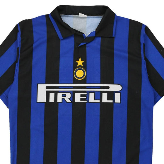 Vintage blue Inter Milan Replica Football Shirt - mens x-large