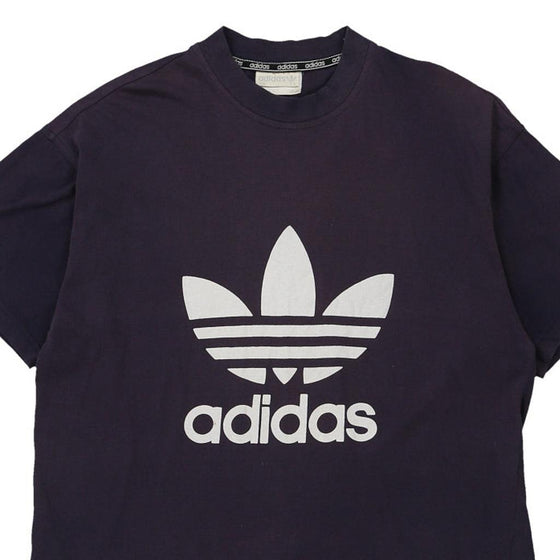 Vintage navy Adidas T-Shirt - mens xx-large