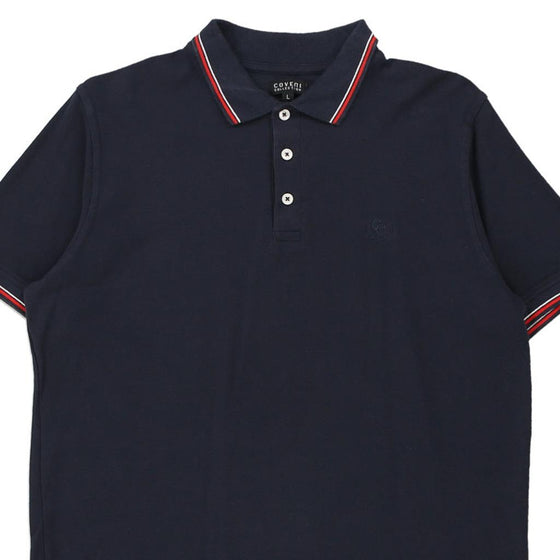 Vintage navy Coveri Polo Shirt - mens large