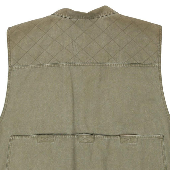 Vintage green Trail Designs Gilet - mens x-large