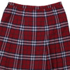 Vintage red Burberry Mini Skirt - womens 33" waist