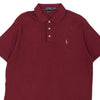 Vintage burgundy Polo Ralph Lauren Polo Shirt - mens large