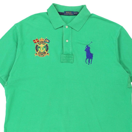 Vintage green Ralph Lauren Polo Shirt - mens x-large