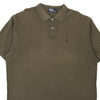 Vintage khaki Polo Ralph Lauren Polo Shirt - mens x-large