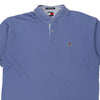 Vintage blue Tommy Hilfiger Polo Shirt - mens xx-large