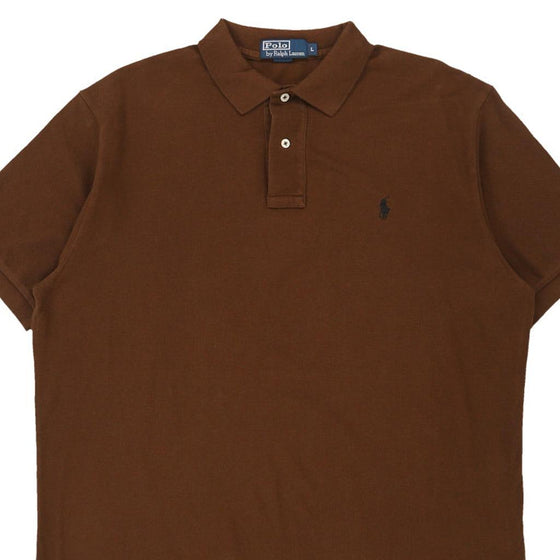 Vintage brown Polo Ralph Lauren Polo Shirt - mens large