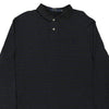 Vintage grey Polo Ralph Lauren Long Sleeve Polo Shirt - mens x-large