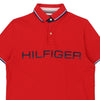 Vintage red Tommy Hilfiger Polo Shirt - mens x-small