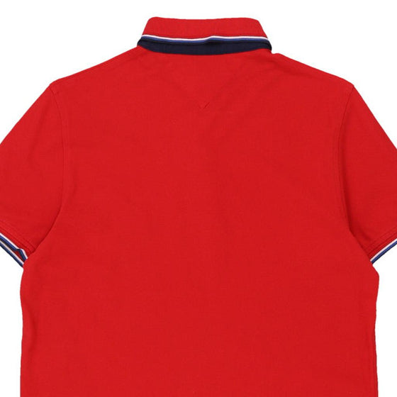 Vintage red Tommy Hilfiger Polo Shirt - mens x-small