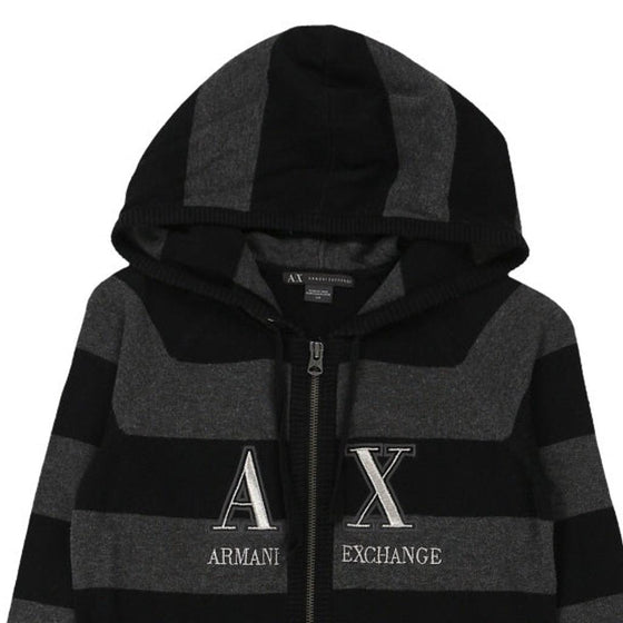 Vintage black Armani Exchange Hoodie - womens small