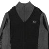 Vintage black Armani Exchange Zip Up - mens xx-large