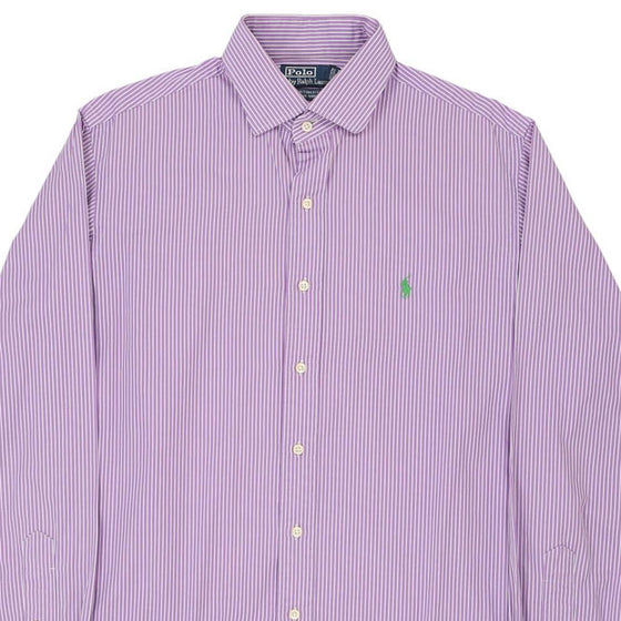 Vintage purple Custom Fit. Ralph Lauren Shirt - mens large