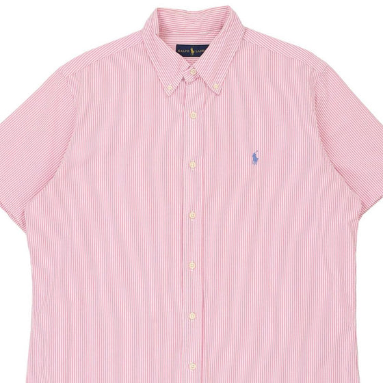 Vintage pink Ralph Lauren Shirt - mens large