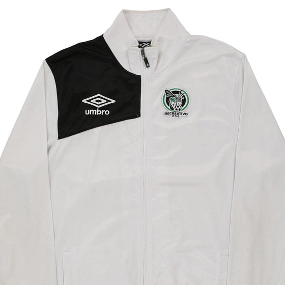 Vintage white Recreativo  Umbro Track Jacket - mens x-large