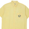 Vintage yellow Iceberg Short Sleeve Shirt - mens x-large